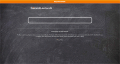 Desktop Screenshot of feuerwehr-online.de